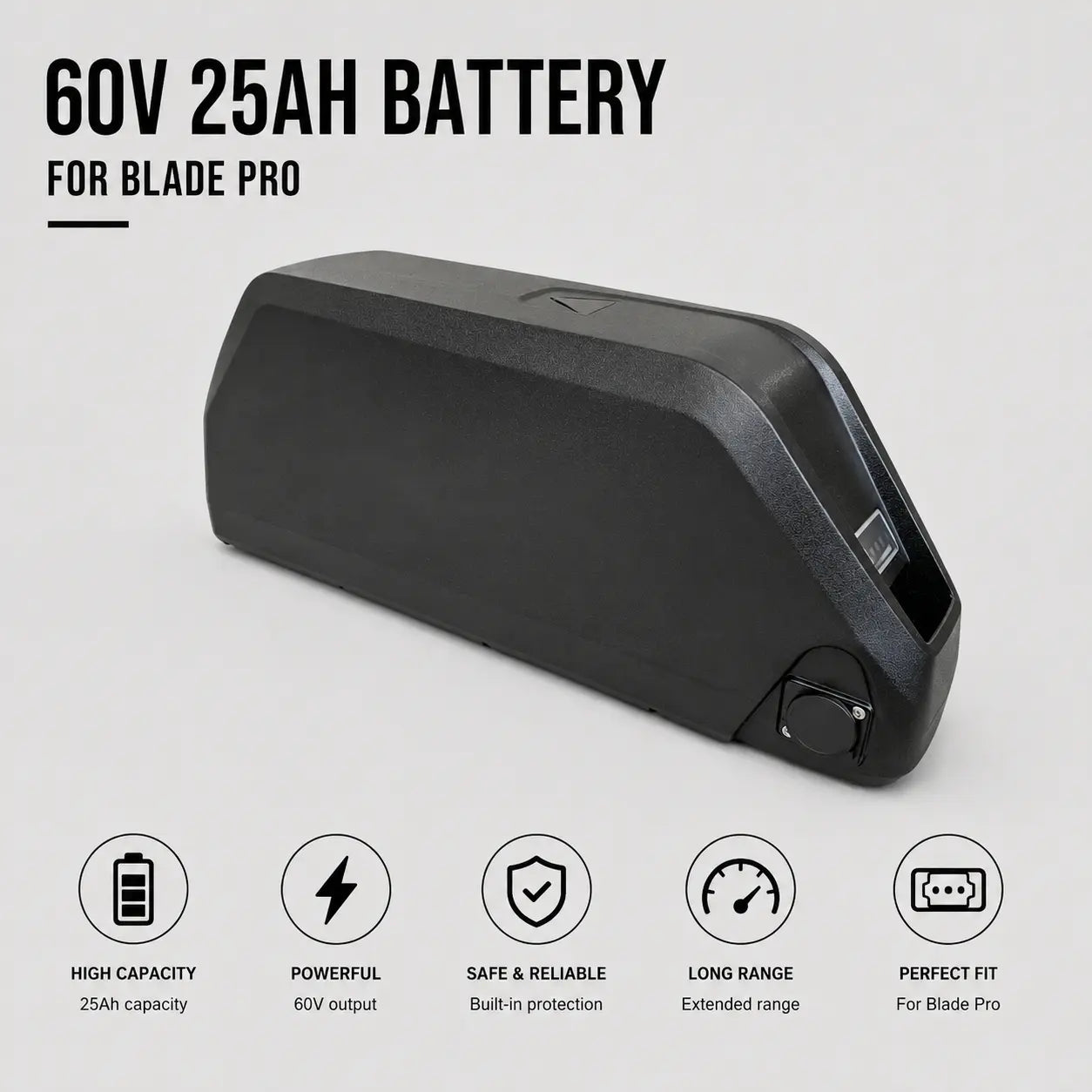60V 25Ah Battery for Blade Pro Coogee Bikes