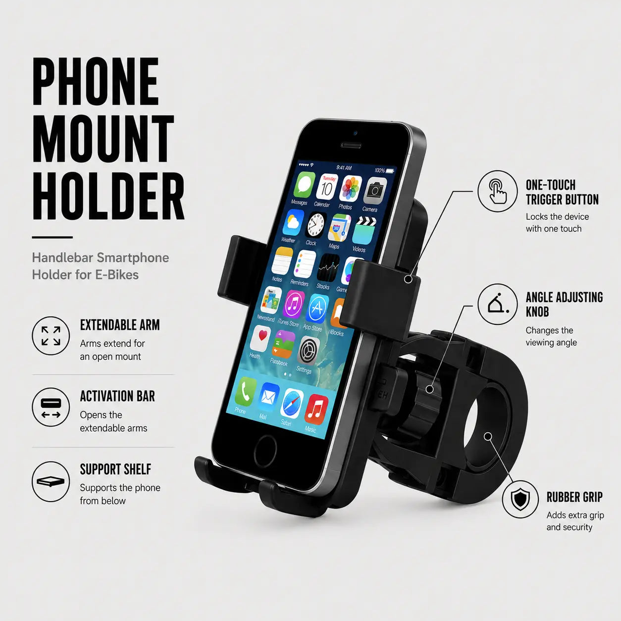 Phone Mount Holder Coogee Bikes