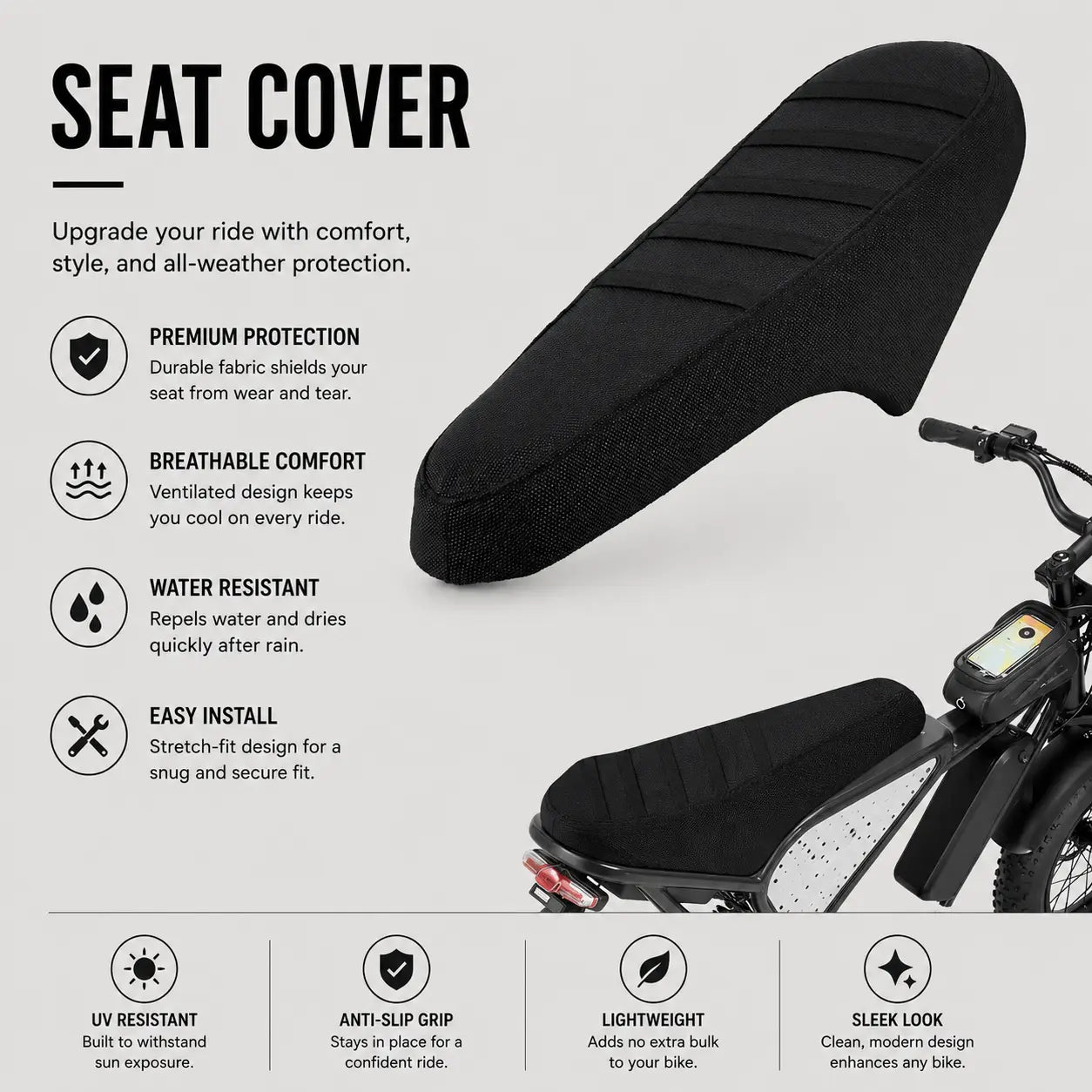 Coogee Bikes Seat Cover Coogee Bikes