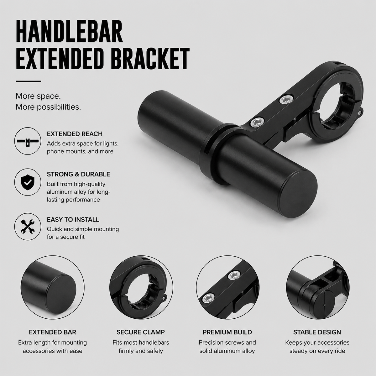 Handlebar Extended Bracket