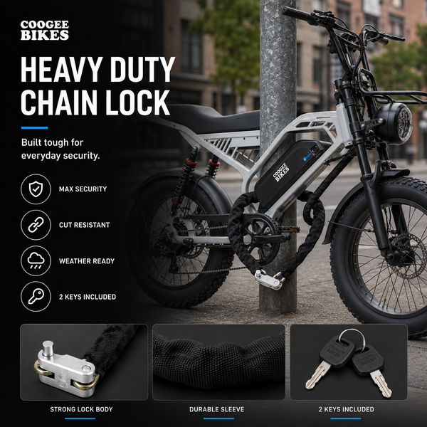 Coogee Bikes Heavy Duty Chain Lock
