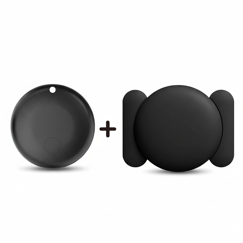 GPS Tracker - Clean White Background